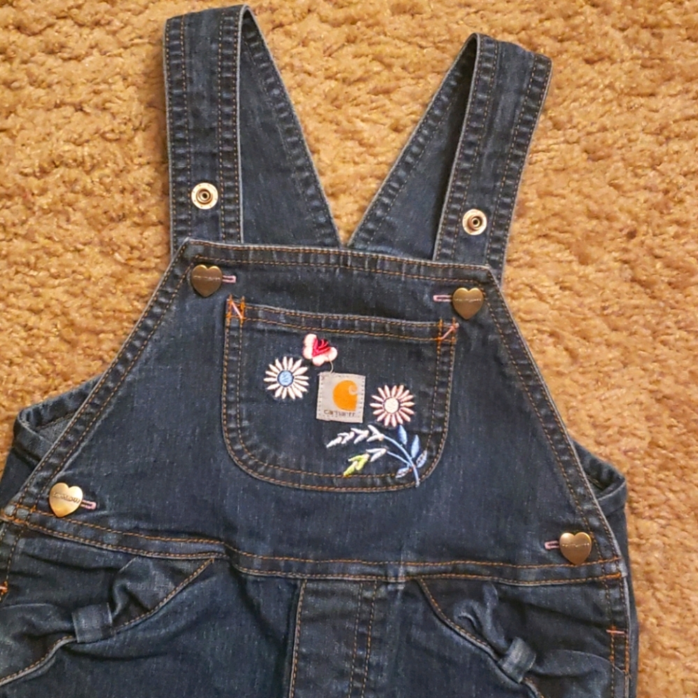 Carhartt Overall Toddler Girls Sz 24 month